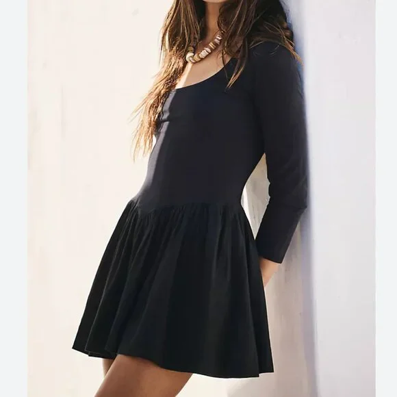 Free People | Dresses | Free People Freeest Onda Mini Dress Black Drop Waist Long Sleeve Xl Boho Chic | Poshmark Free People | Dresses | Free People Freeest Onda Mini Dress Black Drop Waist Long Sleeve Xl Boho Chic | Poshmark